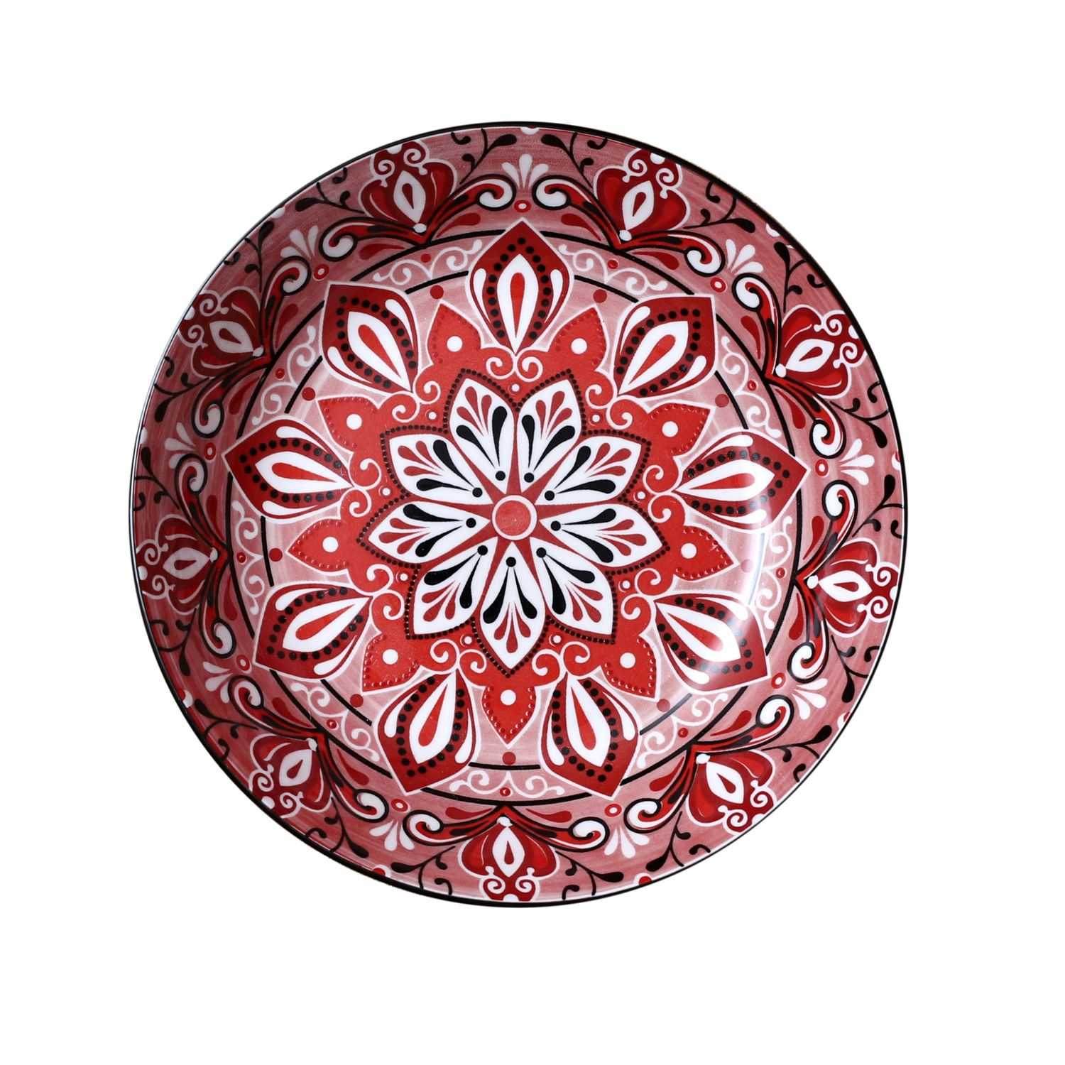 Kom Jaipur D15cm, Rood