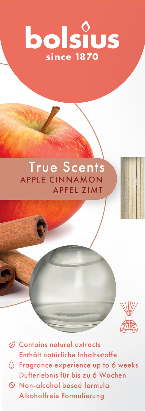 True Scents geurverspreider 45ml Apple Cinnamon