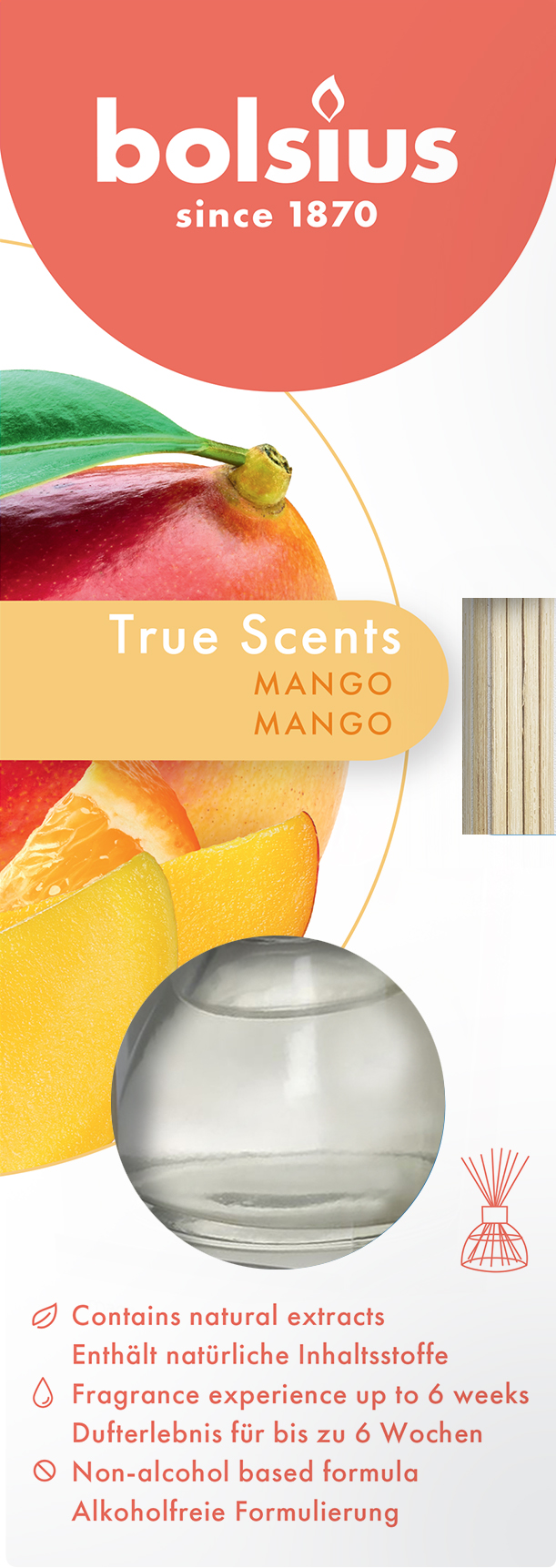 True Scents geurverspreider 45ml Mango