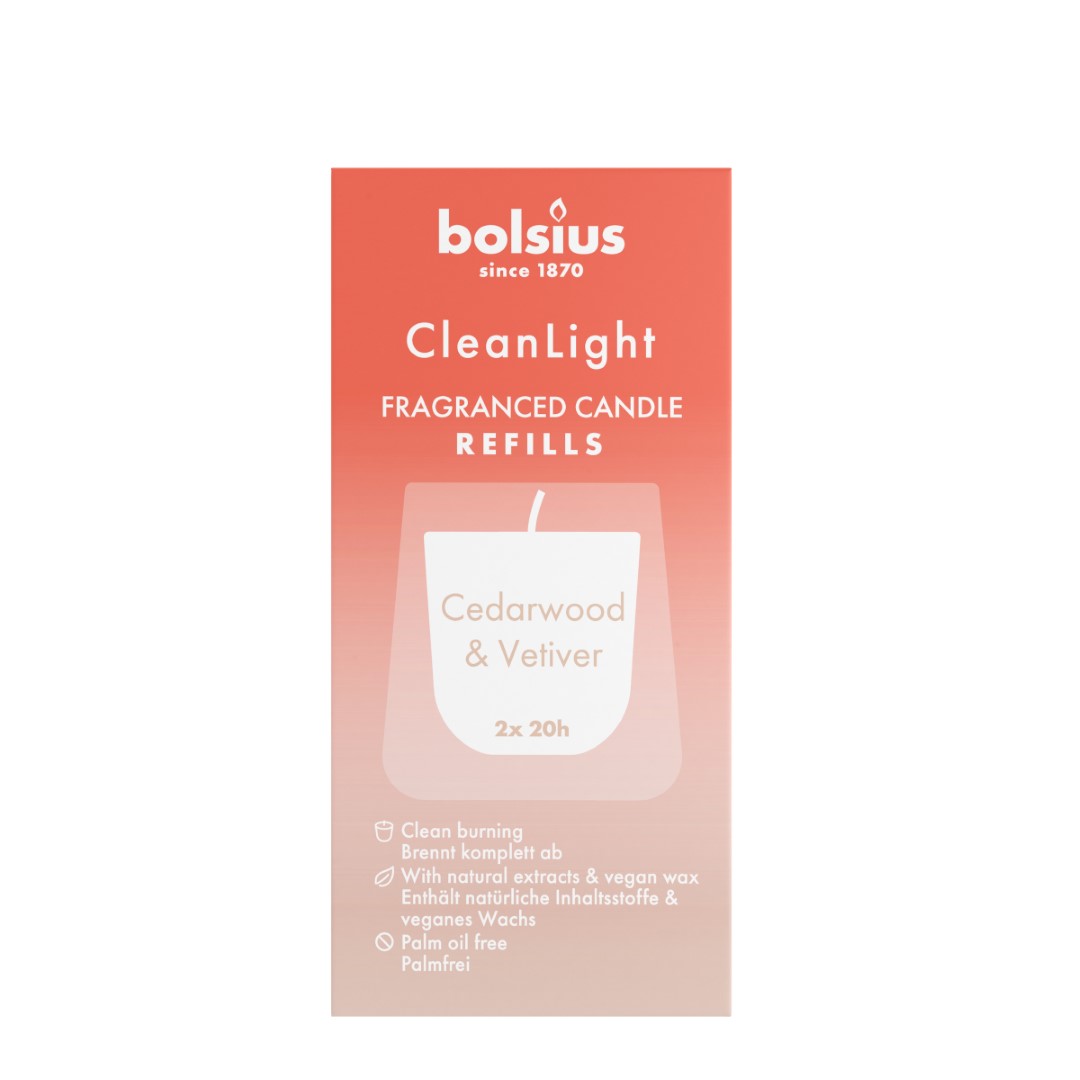 Clean Light navulling 2 pack Cedarwood / Vertiver