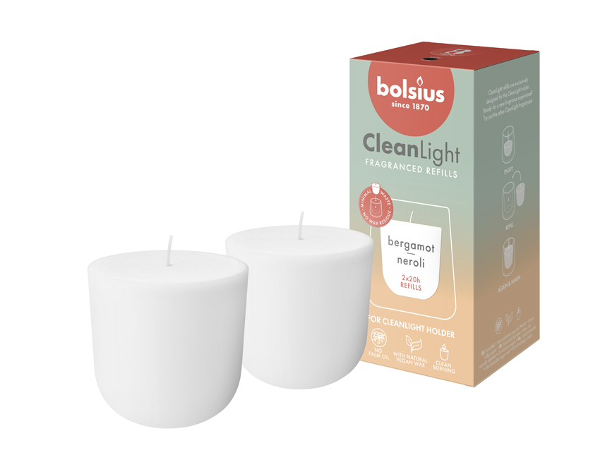 Clean Light navulling pack 2 Bergamot & Neroli Clean Light navulling pack 2 Bergamot & Neroli