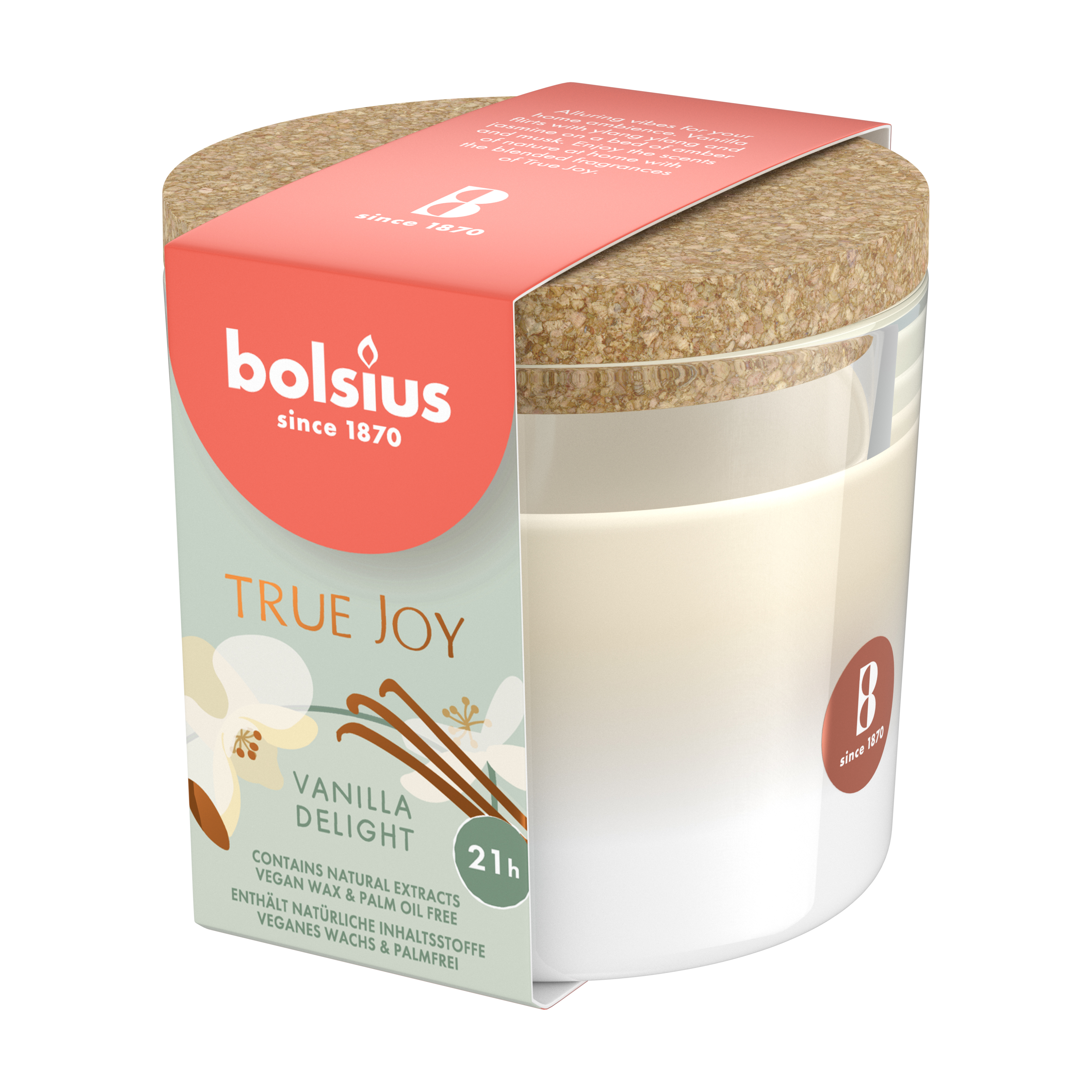 True Joy geurglas met kurk 66/83 Vanilla Delight True Joy geurglas met kurk 66/83 Vanilla Delight
