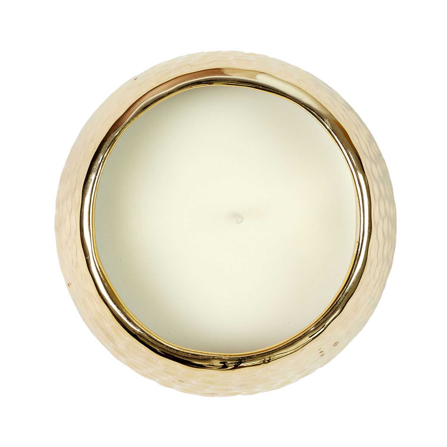 Nuit Slave Geurkaars H9cm in gehamerde pot, Goud