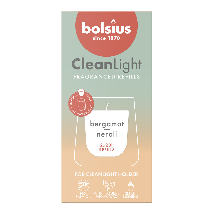 Clean Light navulling pack 2 Bergamot & Neroli Clean Light navulling pack 2 Bergamot & Neroli