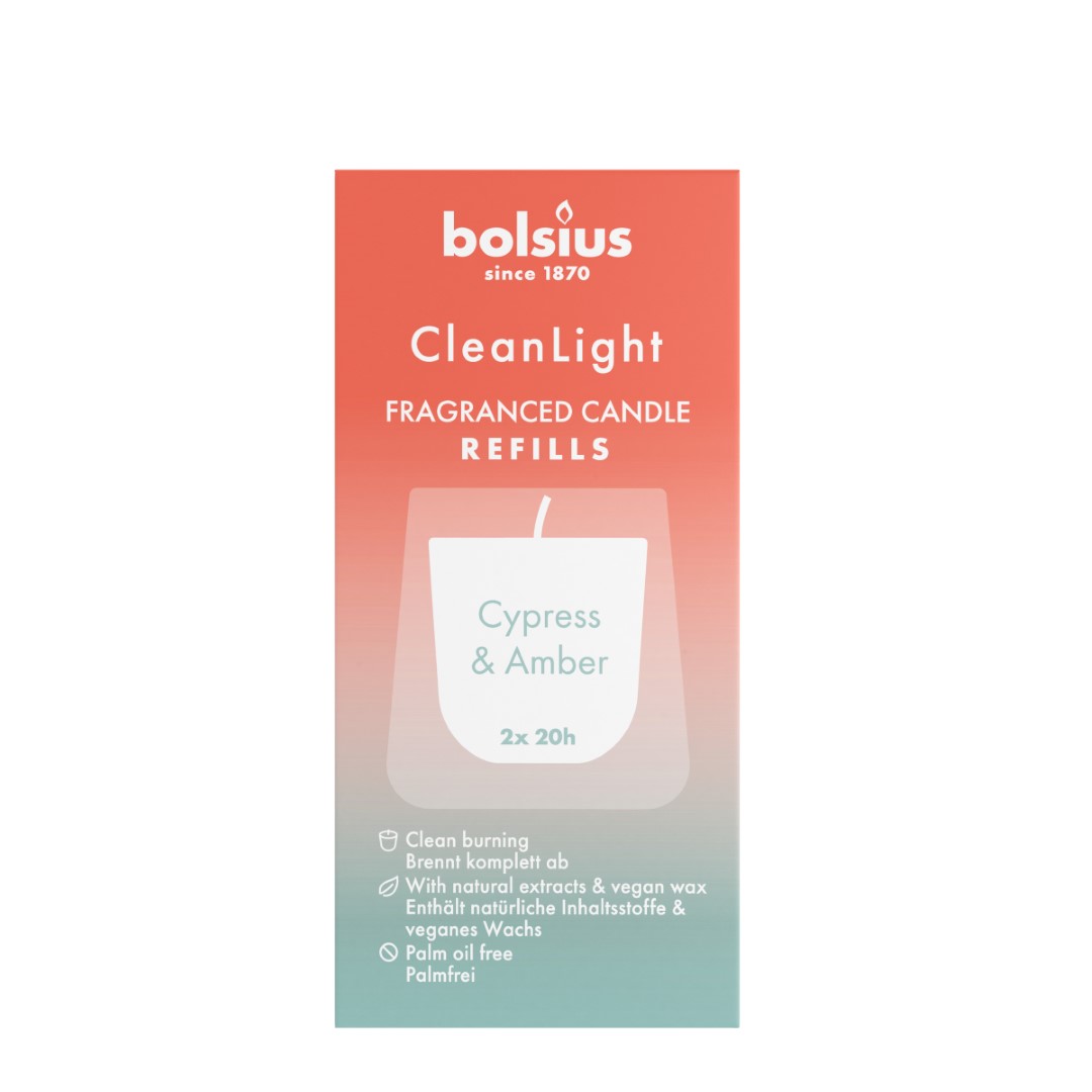 Clean Light navulling 2 pack Cypress / Amber Clean Light navulling 2 pack Cypress / Amber