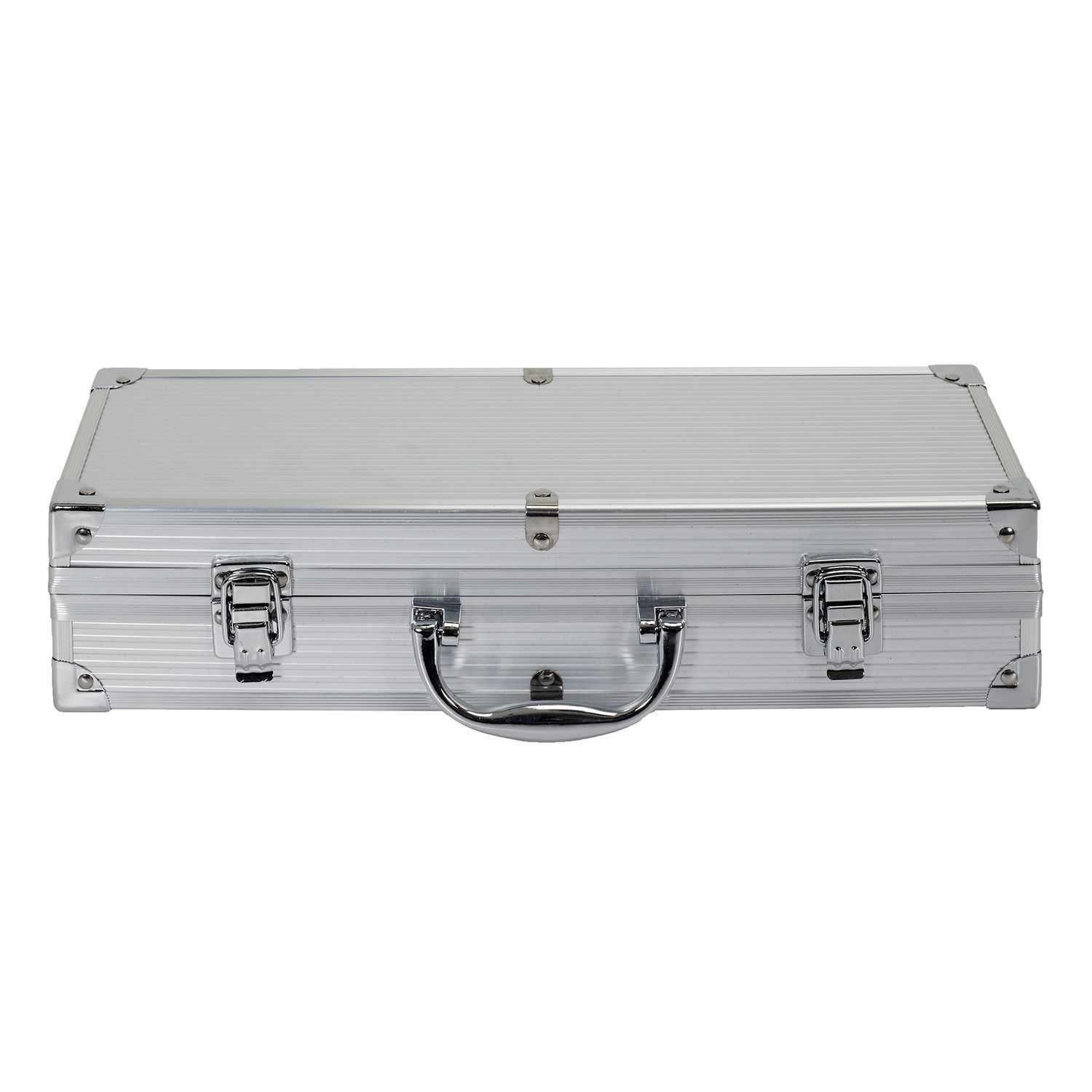 BBQ gereedschap in aluminium koffer 6-delig 