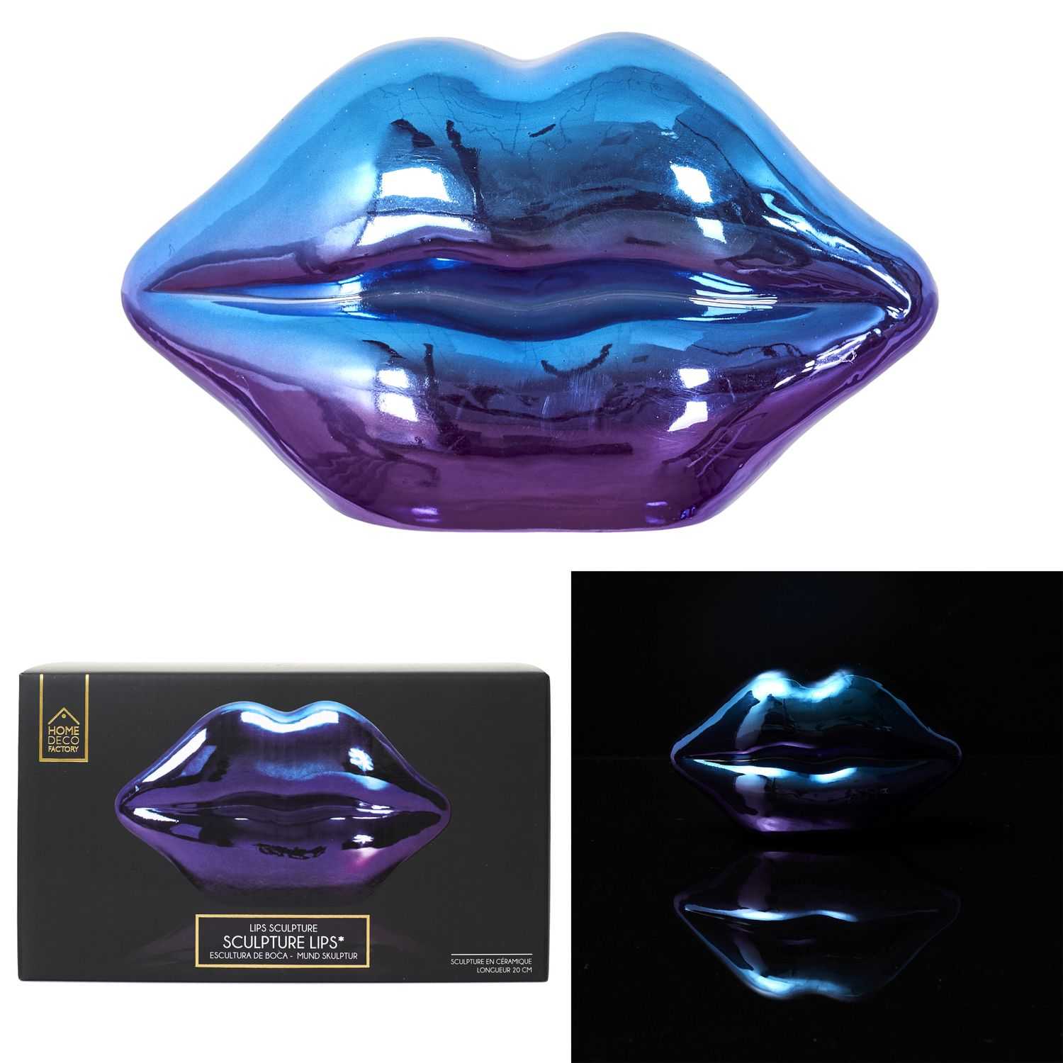 Deco lippen elektroplaat 