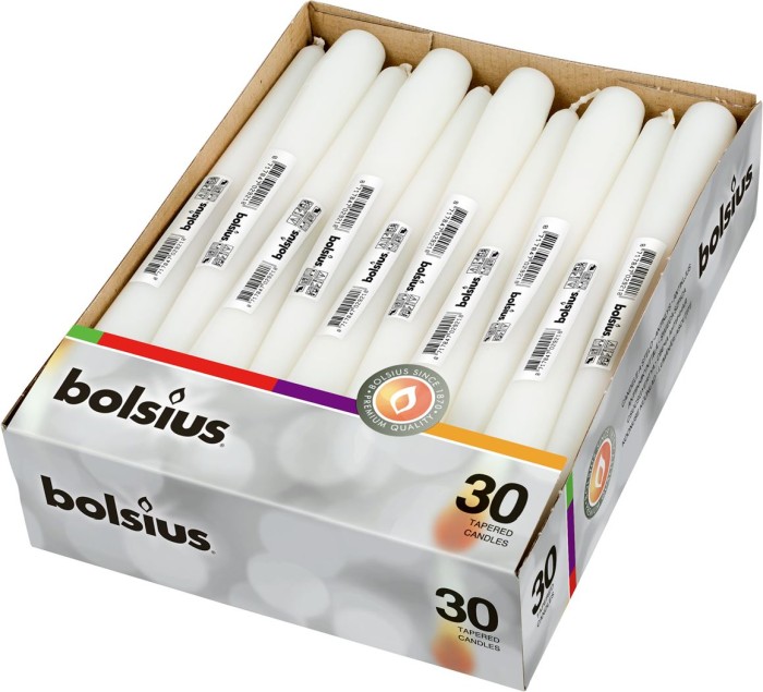 Gotische kaarsen doos 245/24 doos 30 Wit Gotische kaarsen doos 245/24 doos 30 Wit