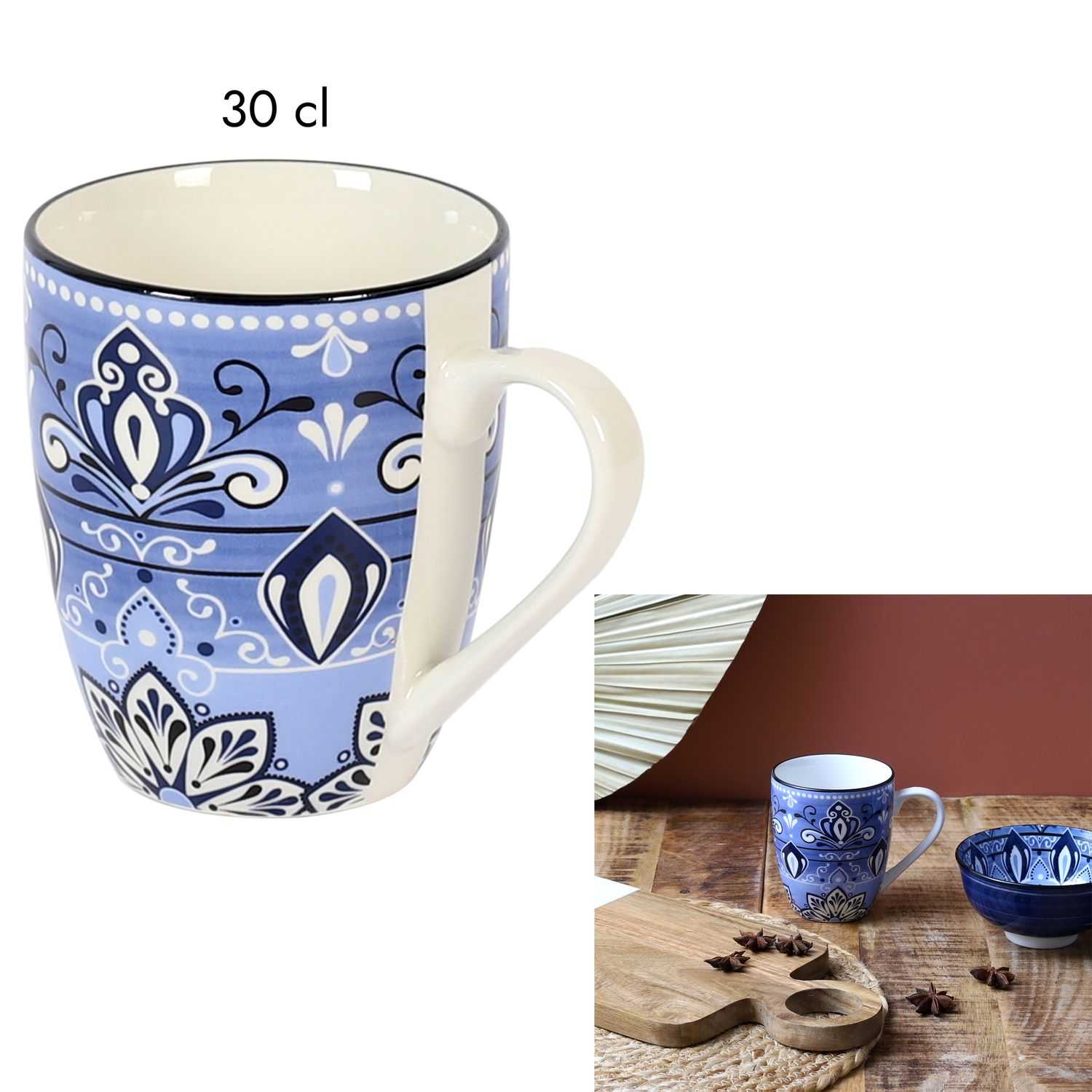 Mok Jaipur 30cl, Blauw