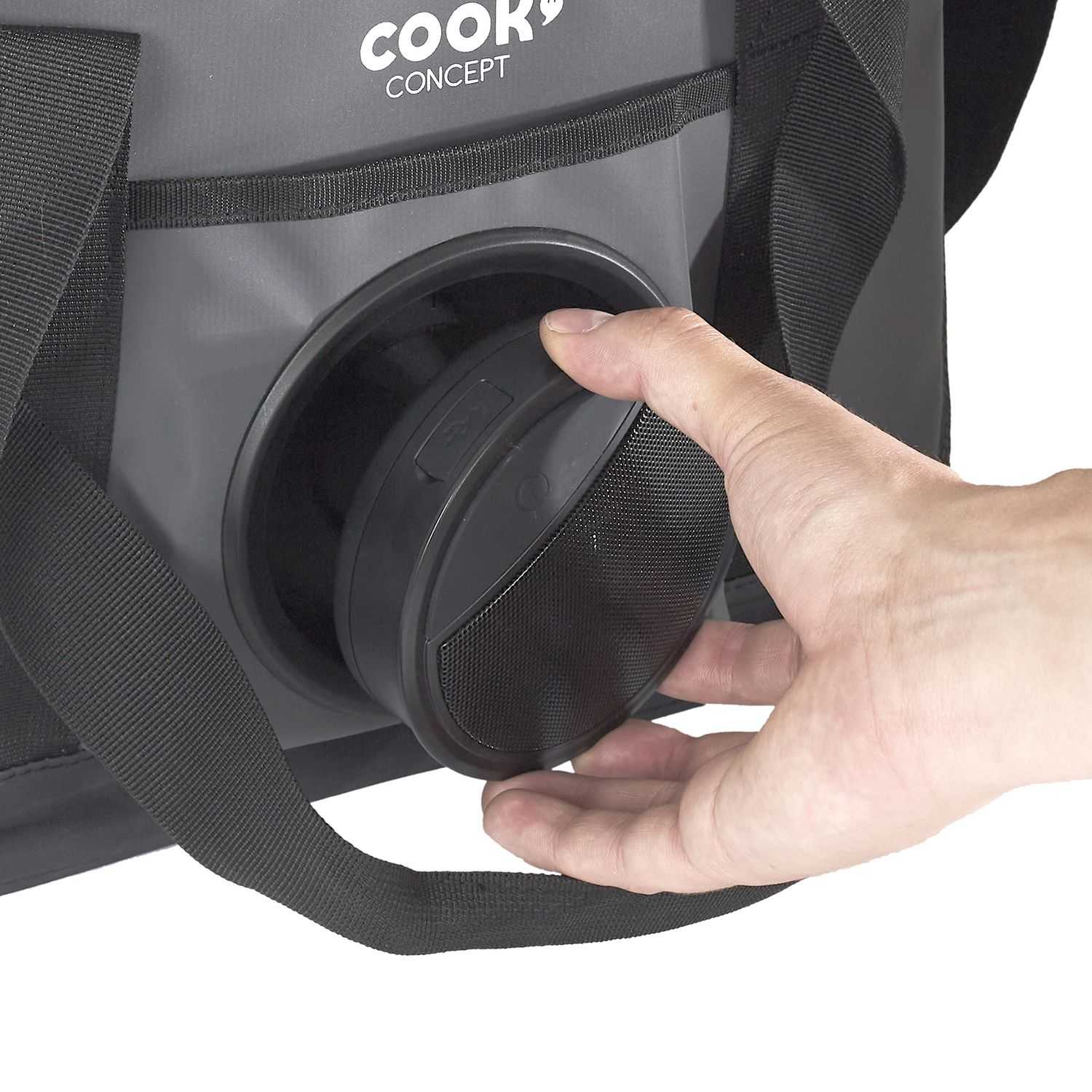 Koeltas met speaker