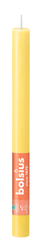 Rustieke tafelkaars 16 stuks Sunny Yellow Rustieke tafelkaars 16 stuks Sunny Yellow