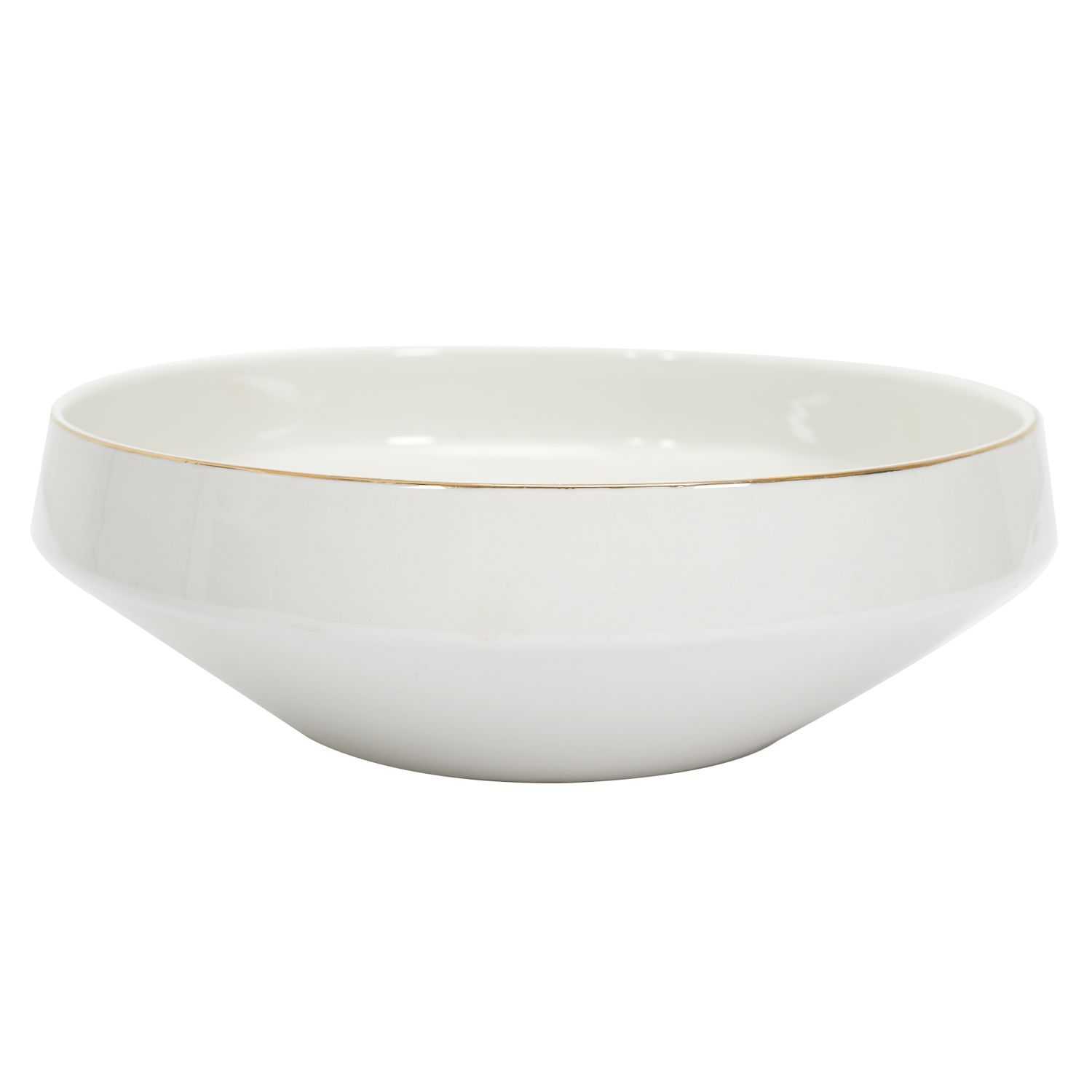 Porseleinen saladekom D25cm Dore 