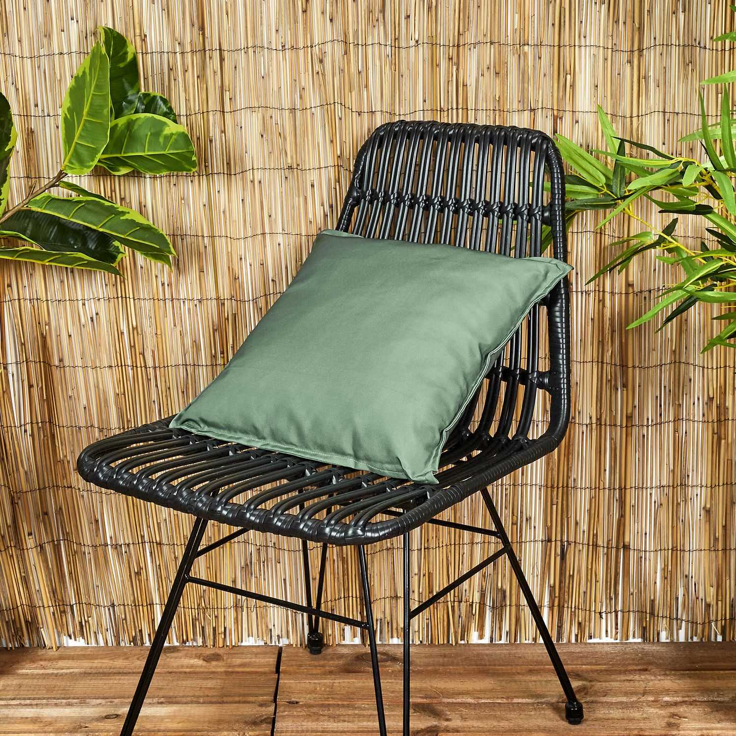 Outdoor kussen 40x40cm, Groen