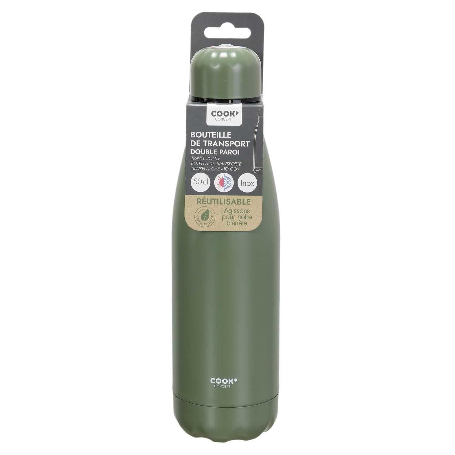 Groene reisfles 500ml