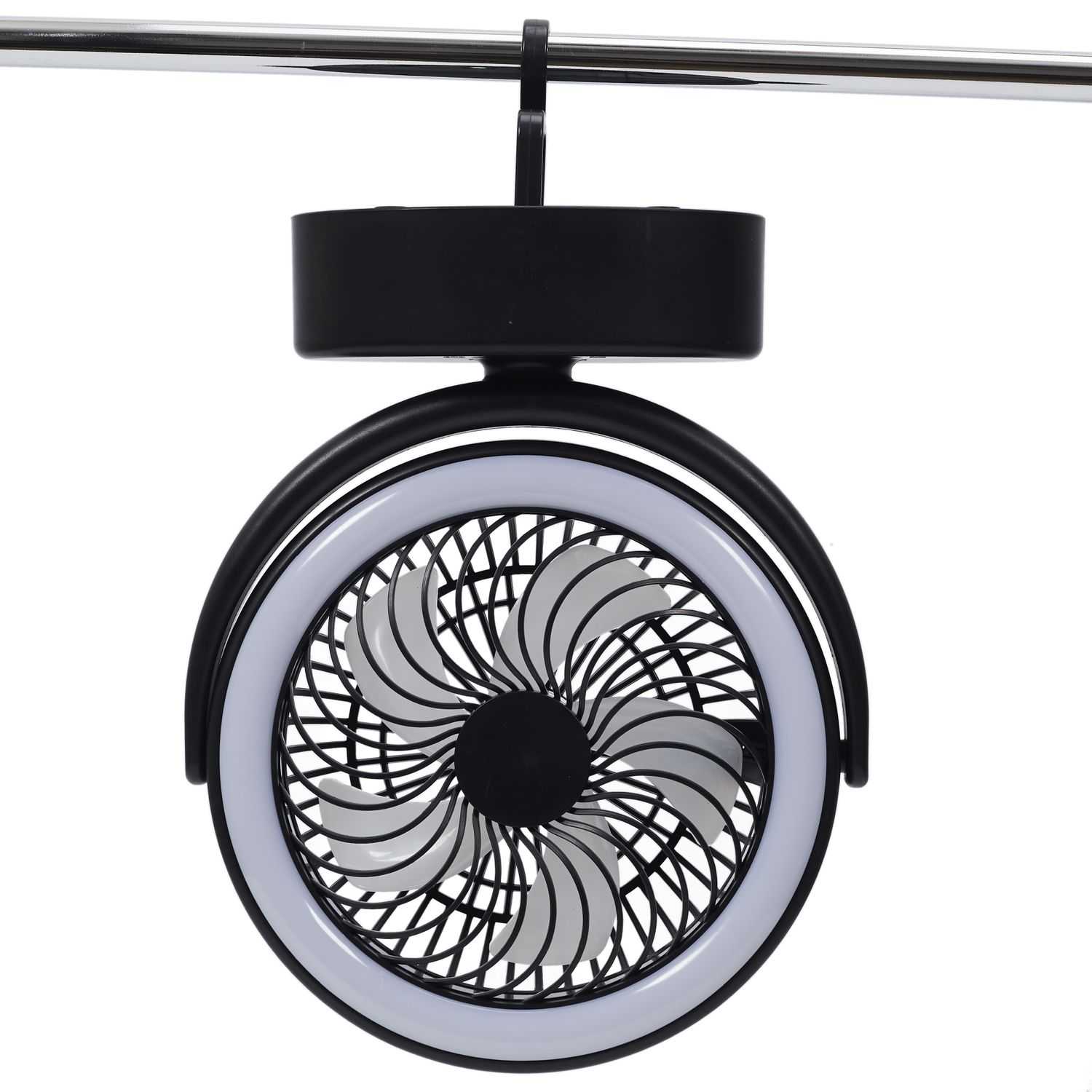 Mobiele ventilator met LED lamp