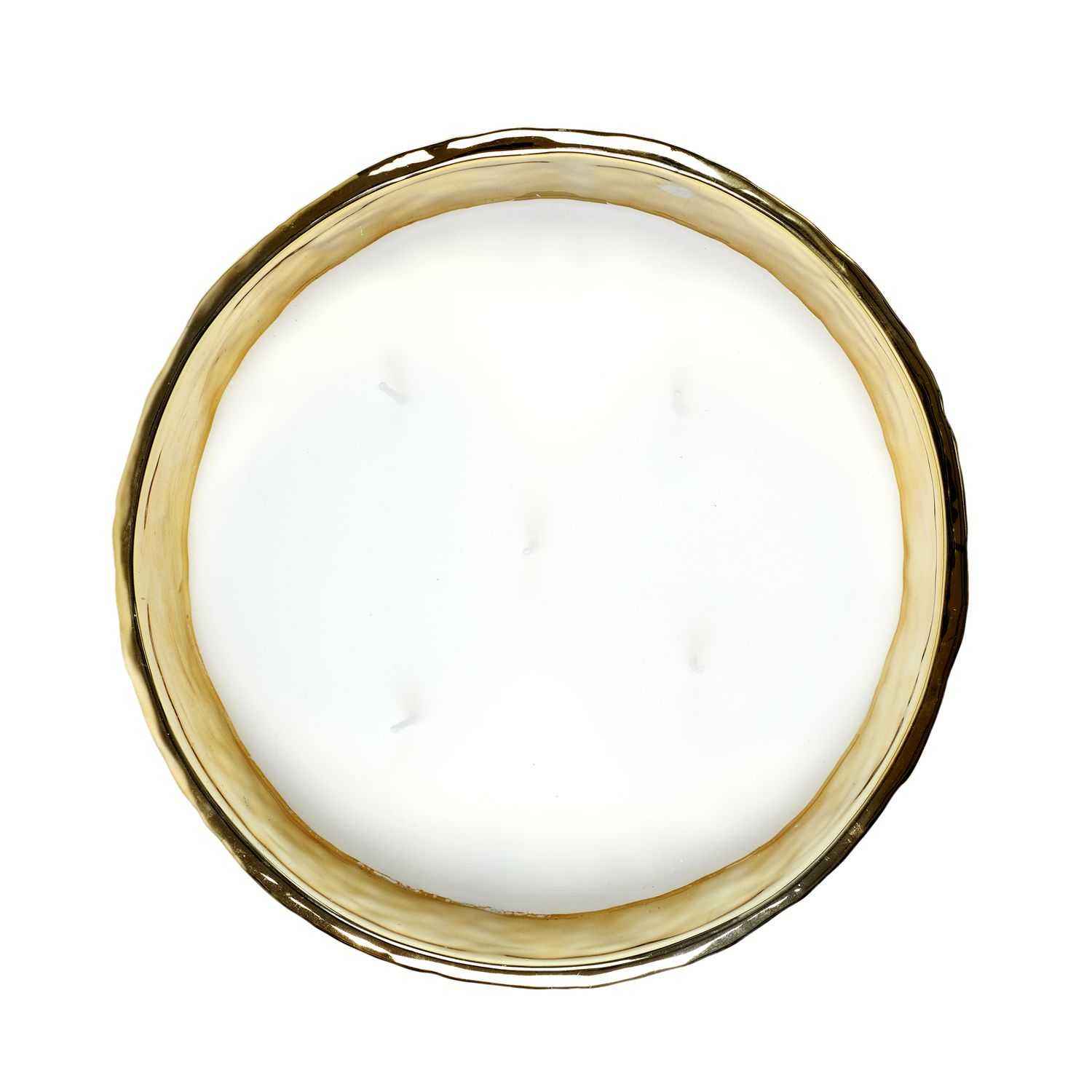 Geurkaars 5 lonten 21x9,5x21cm Goud