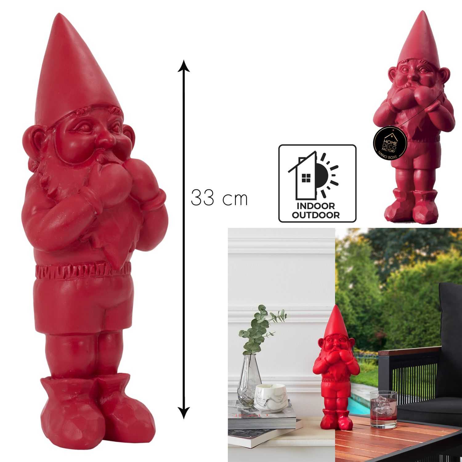 Tuinkabouter Red H33cm