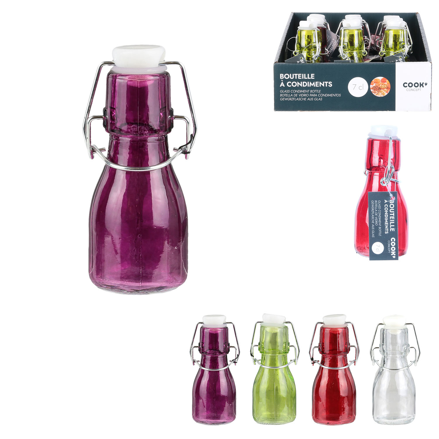 Glazen kruiderij fles 75Ml Glazen kruiderij fles 75Ml