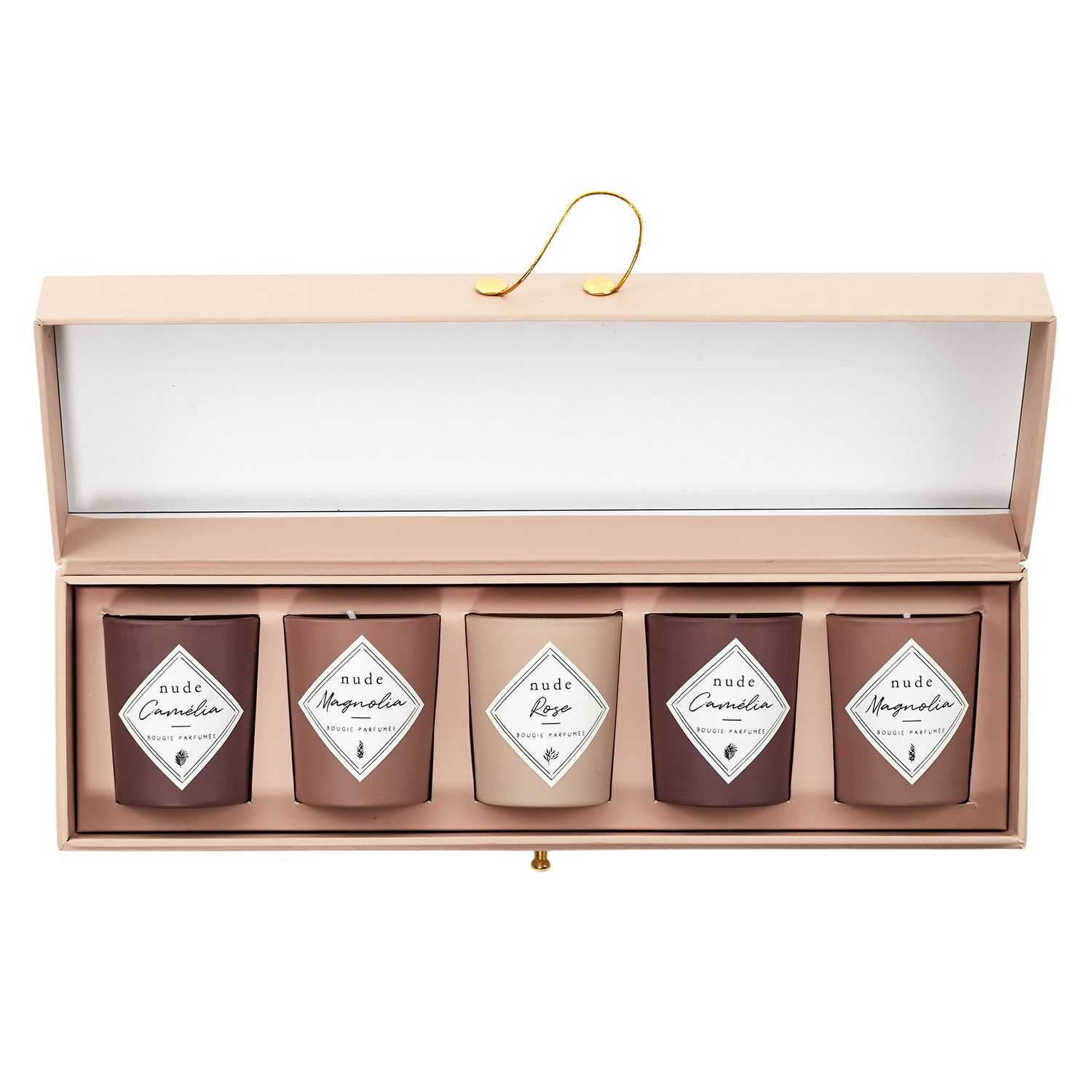 Nude Palette geurkaarsen H5cm set 5 stuks 