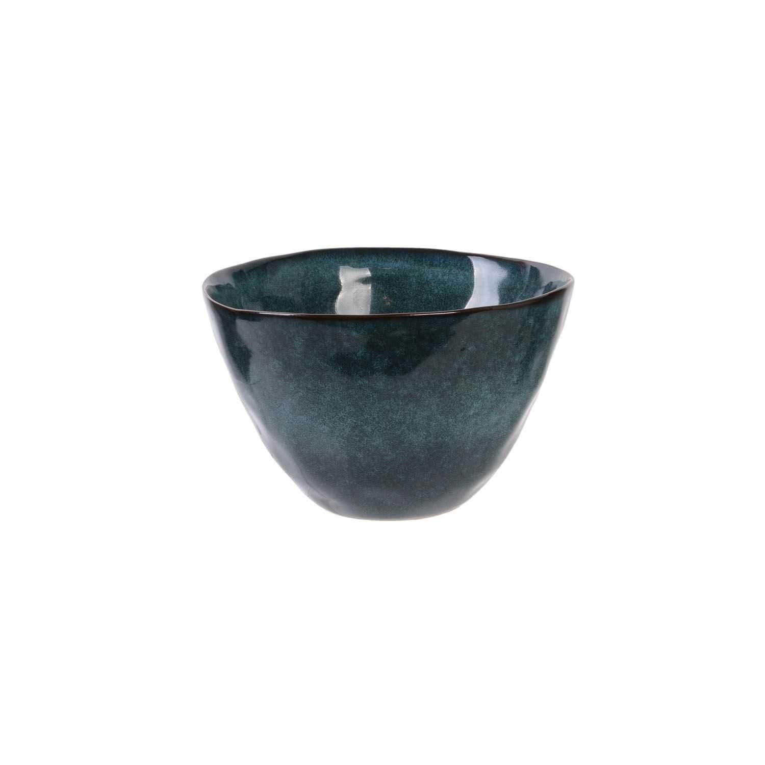 Blauwe kom 55cl D14,5cm H9cm Gres Au Gres Du Temps