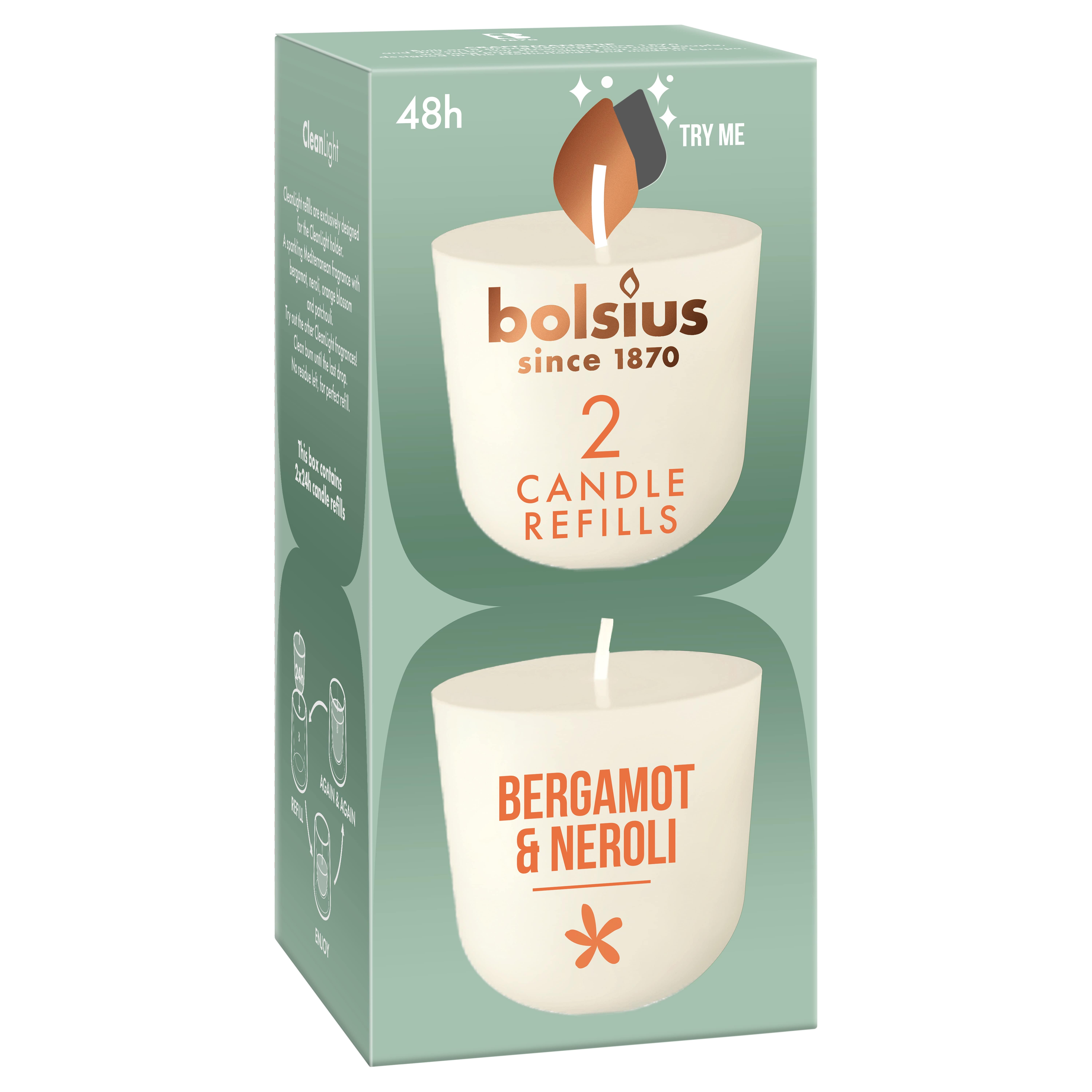Navulling Clean Light pack 2 Bergamot & Neroli