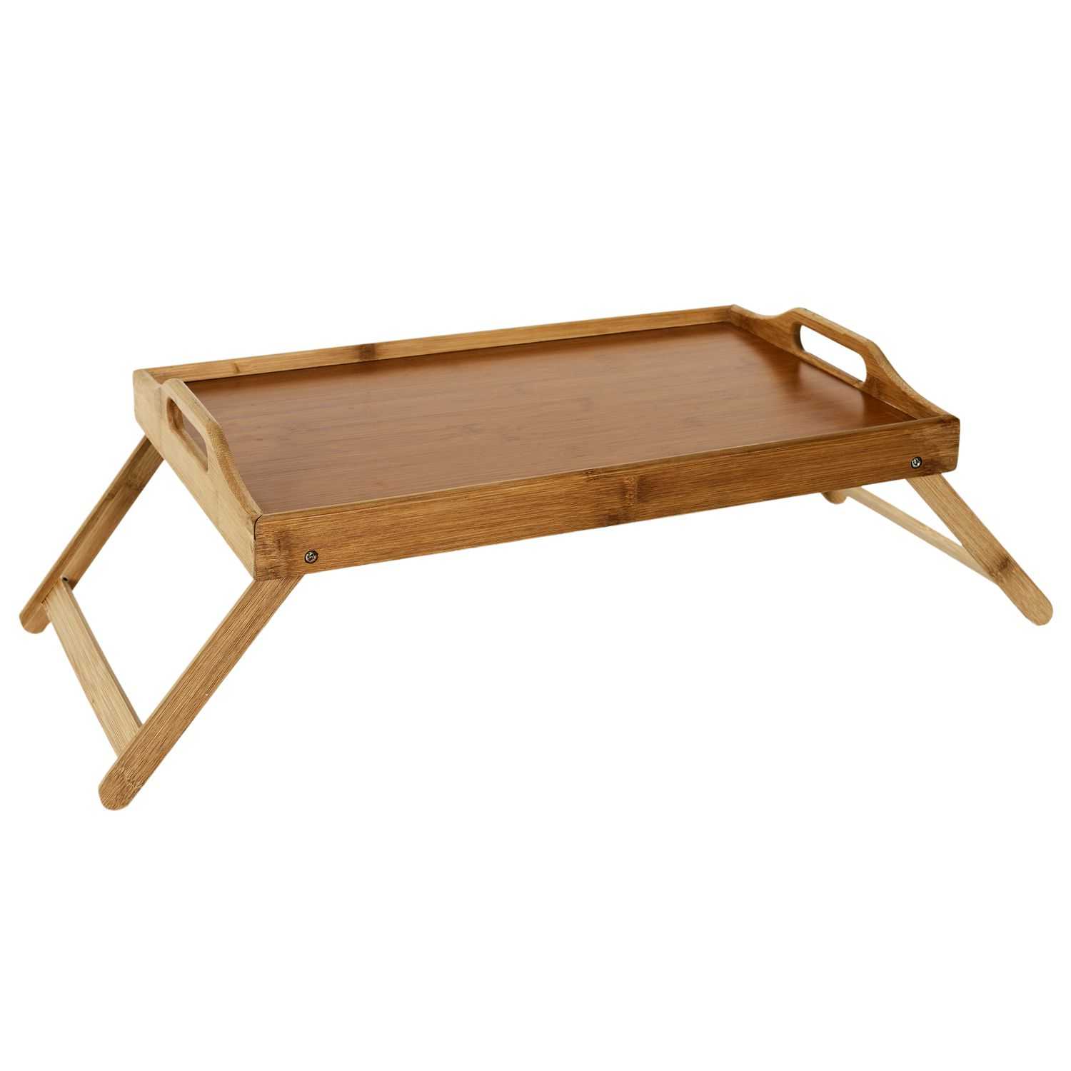 Home Deco Retro Opvouwbare bamboe serveertafel