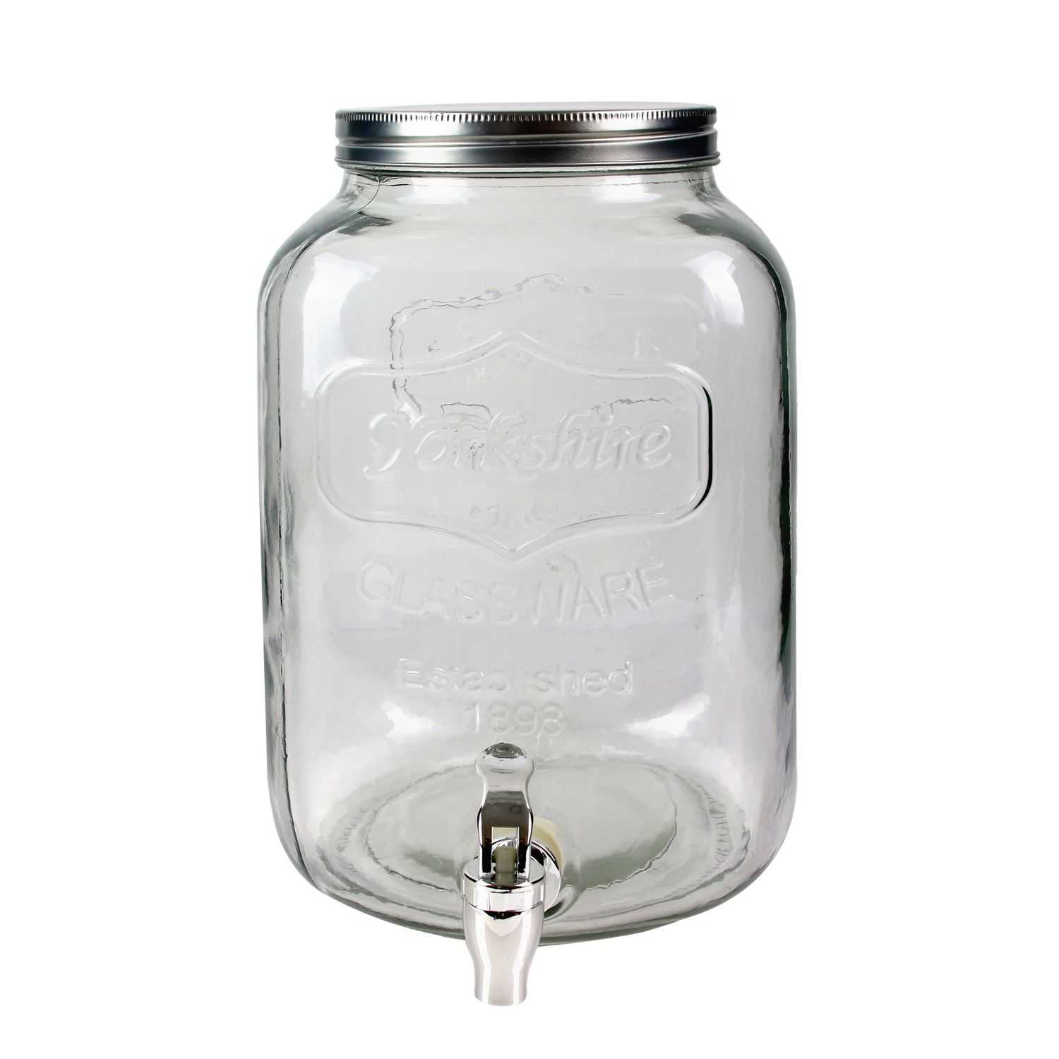 Glazen drankendispenser 8 liter