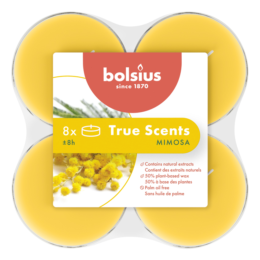 True Scents maxilicht 8 stuks Mimosa