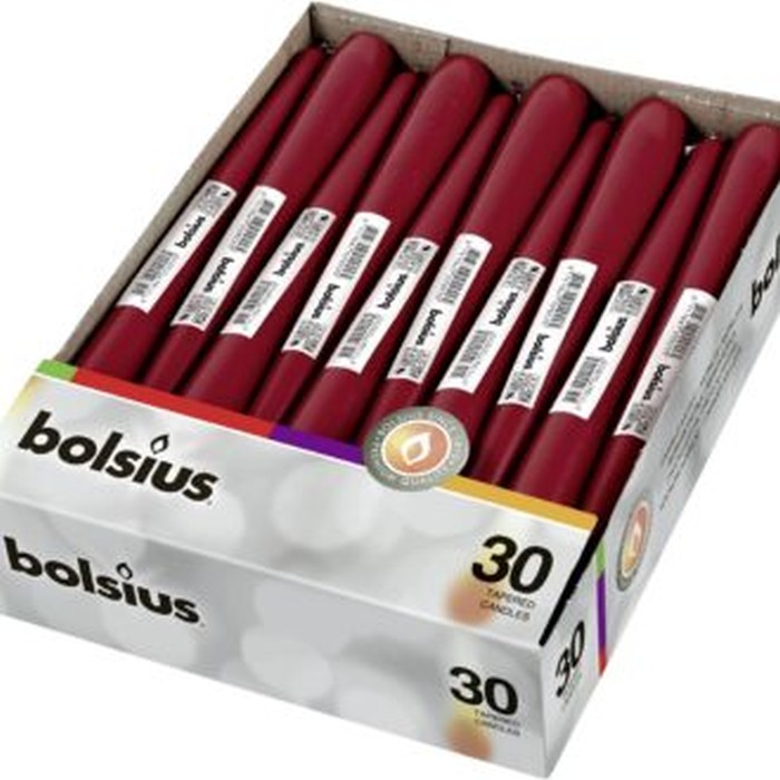 Gotische kaarsen doos 245/24 doos 30 Wijnrood Gotische kaarsen doos 245/24 doos 30 Wijnrood