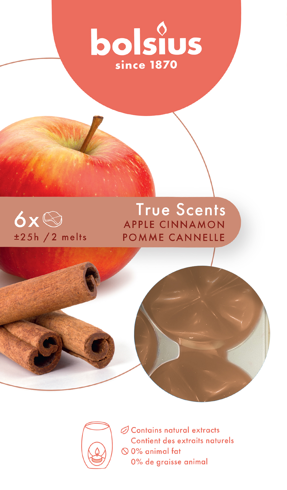 True Scents geurchips pack 6 Apple Cinnamon