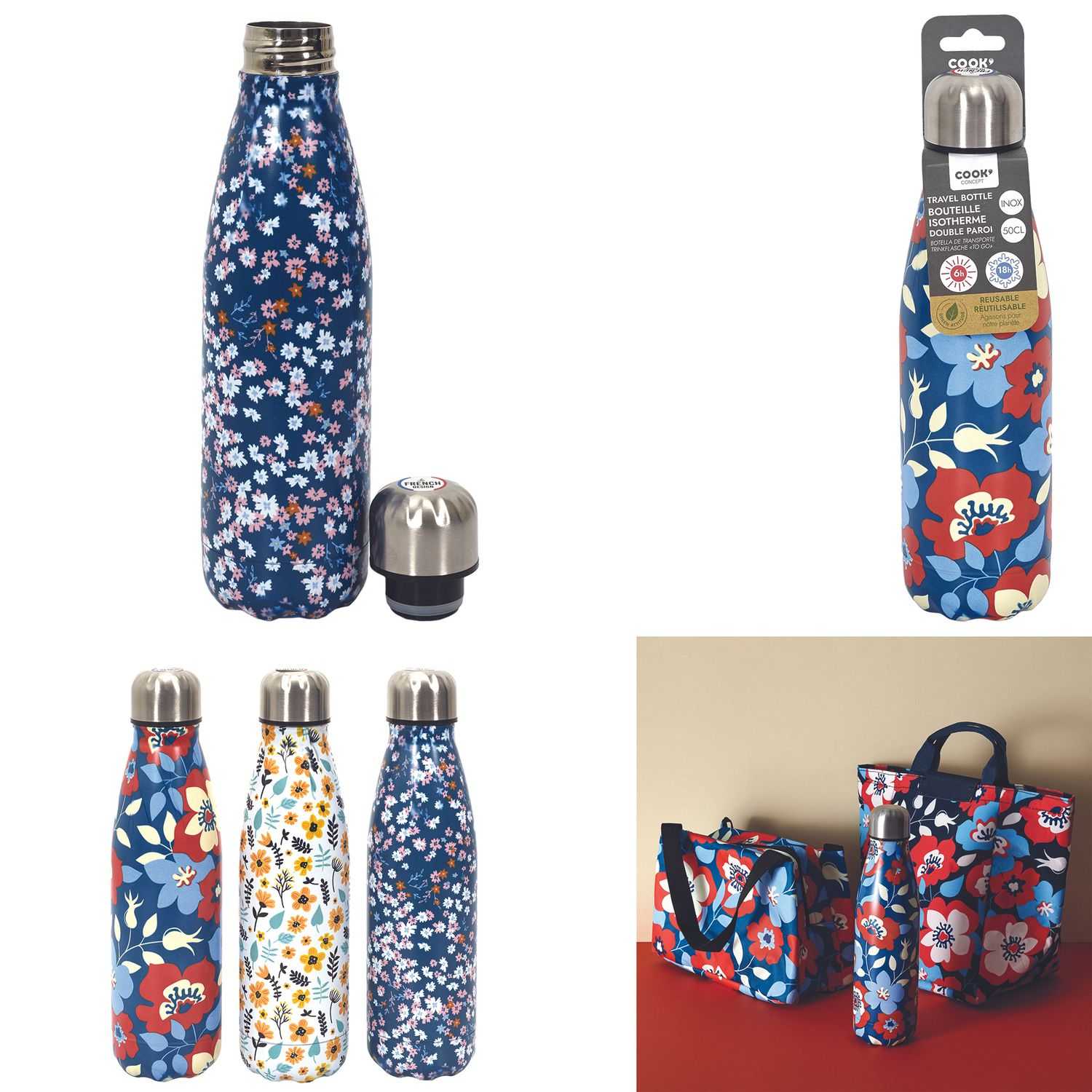 Geïsoleerde reisfles 500ml