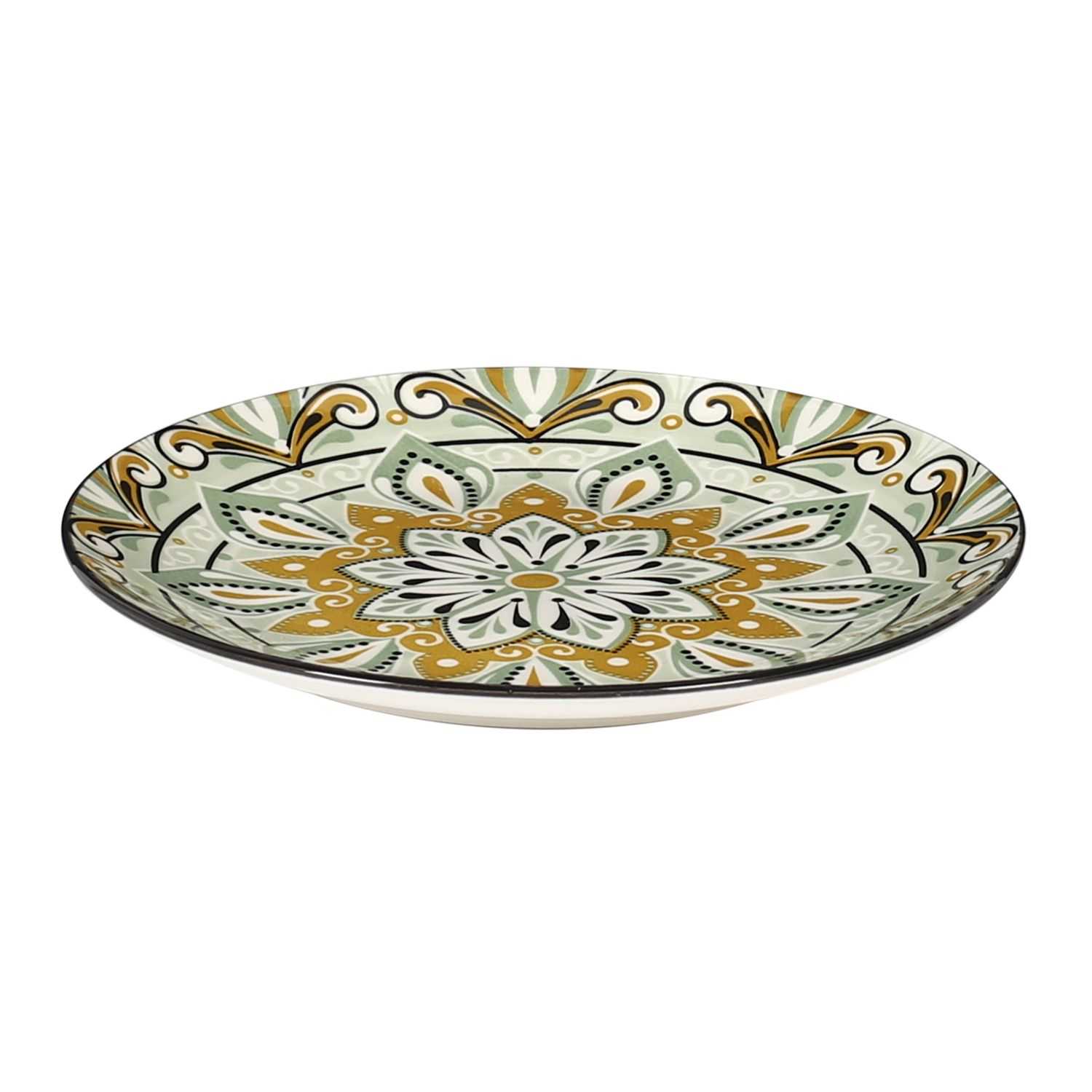 Bord Jaipur D19cm, Groen
