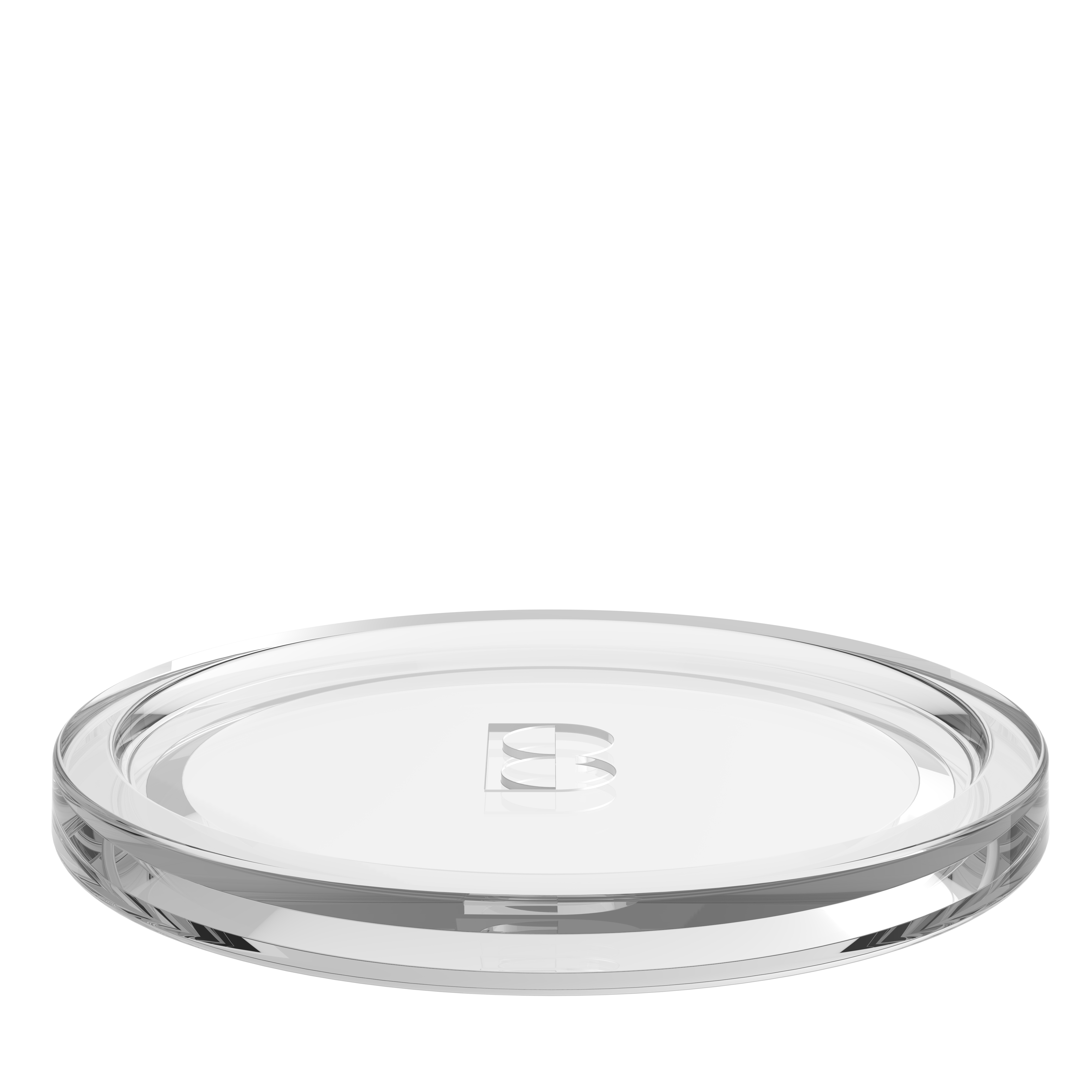 Onderzetter glas rond 110 Transparant