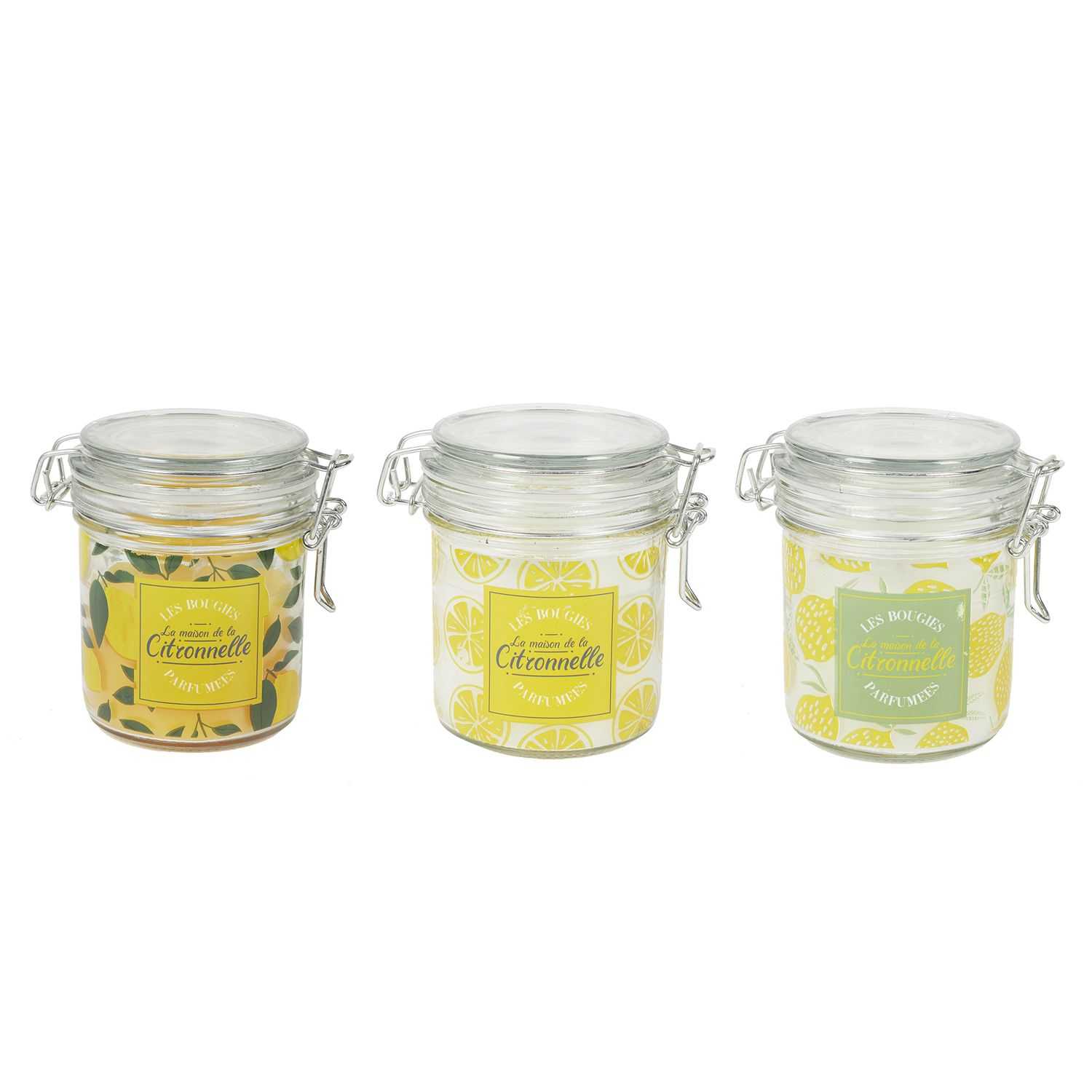 Citronella kaars in weckpot D11cm
