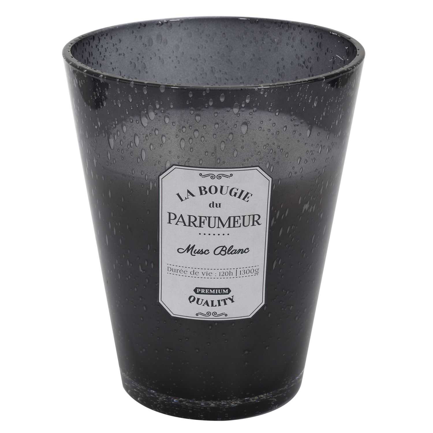Home Deco geurkaars zwart H23cm