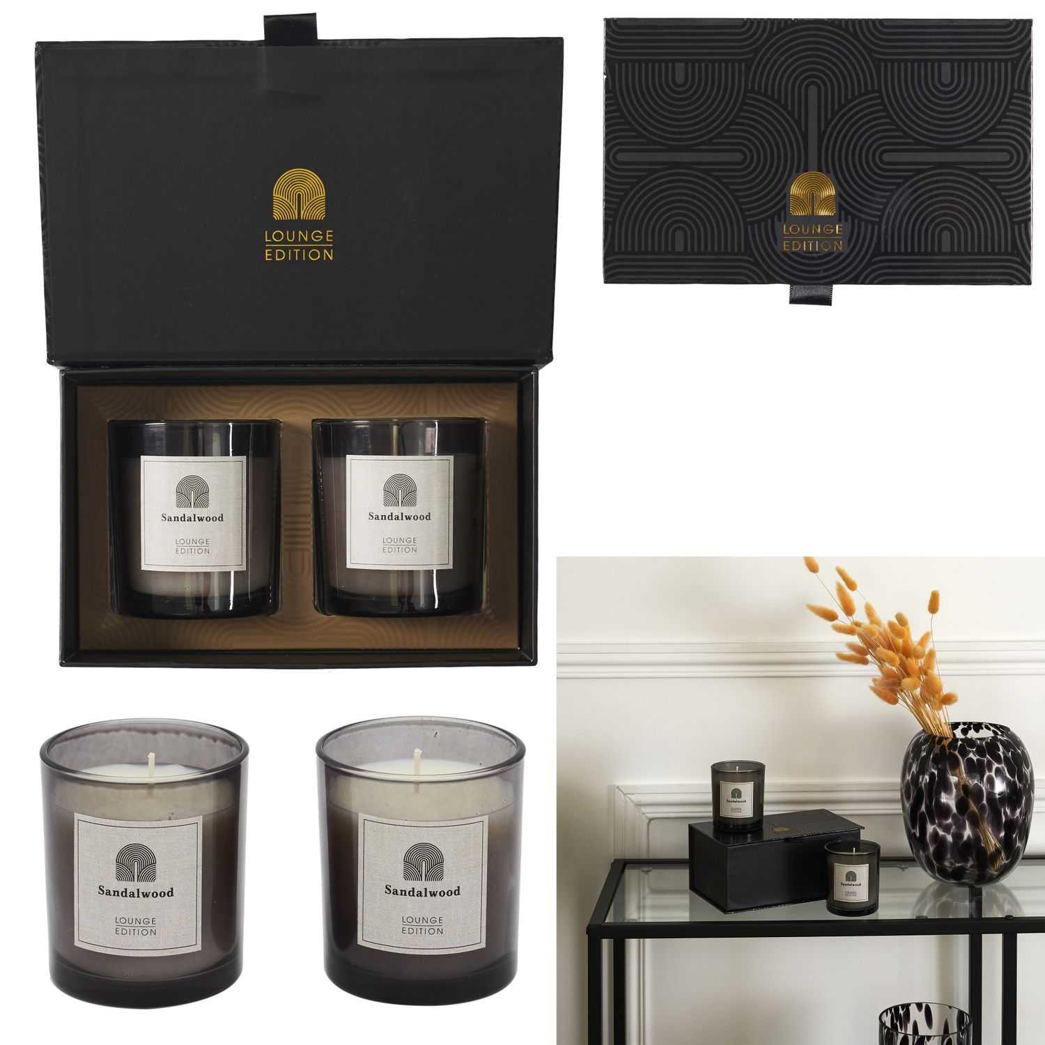 Geurkaarsen lounge set 2 stuks