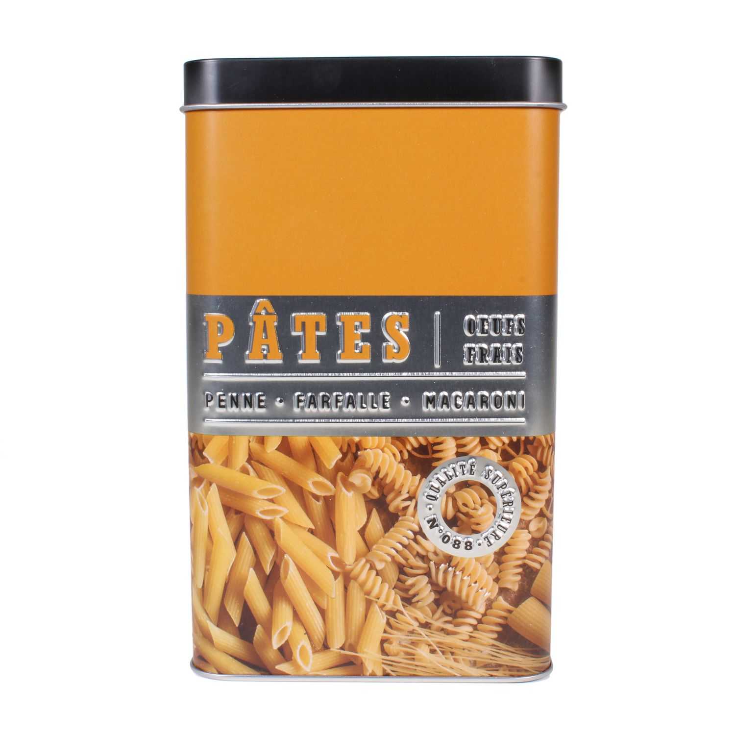 Metalen opbergblik pasta 10.8x10.8x18.4cm 