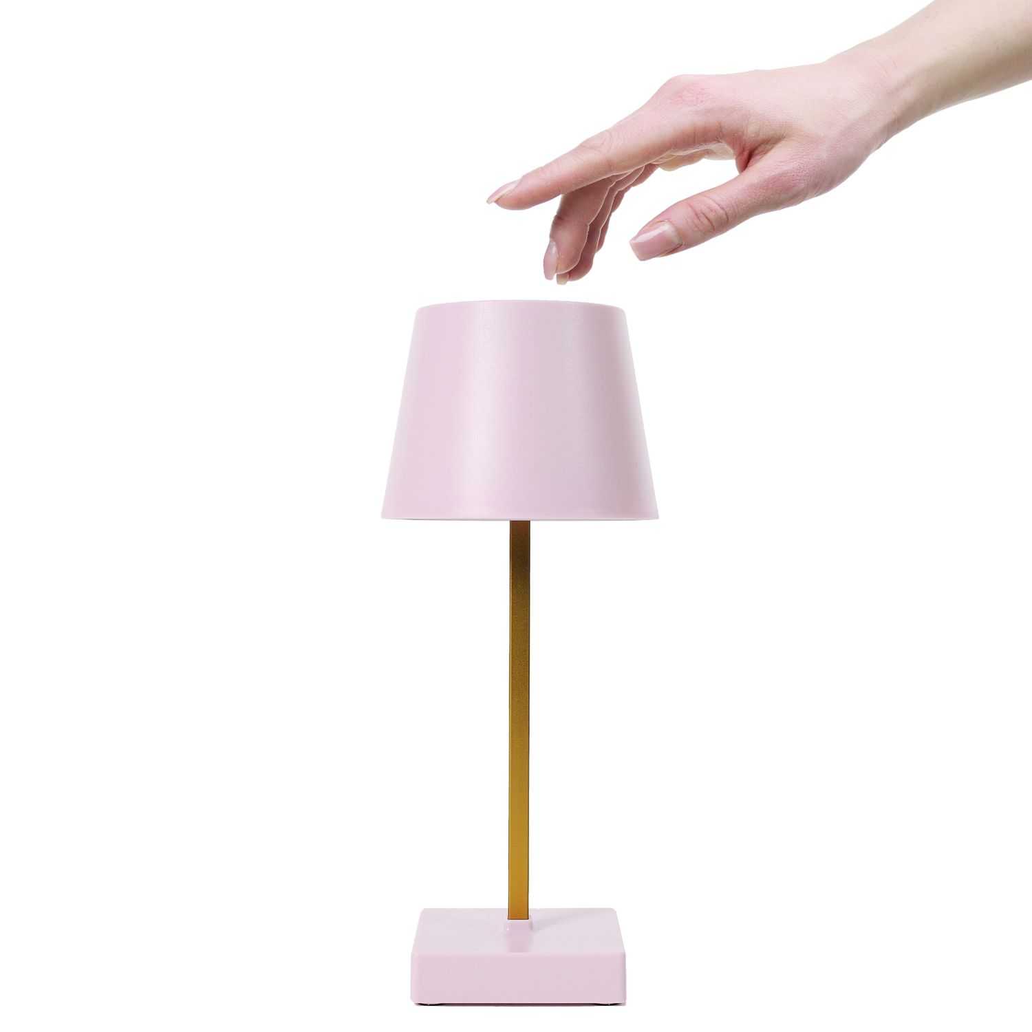 Led touchlamp H26 cm, Rose